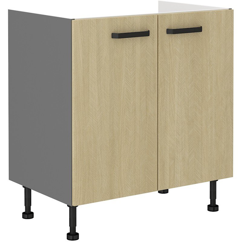 Szafka kuchenna Scandi 80 Zlew 2F BB