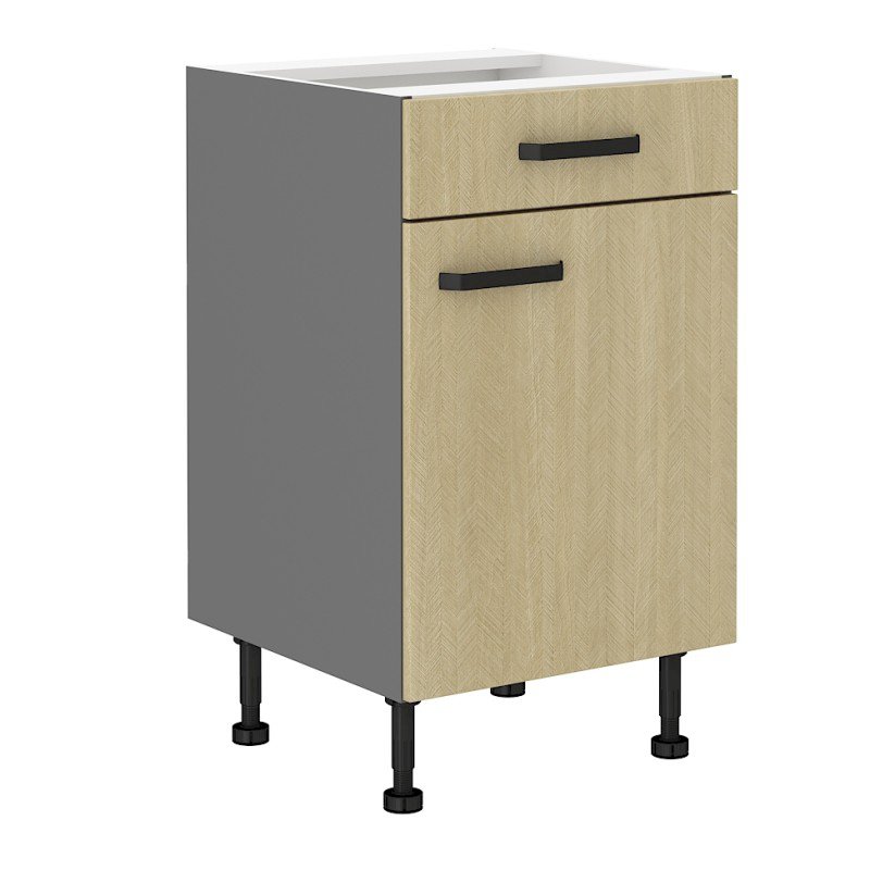 Szafka kuchenna Scandi 50 D 1F 1S BB