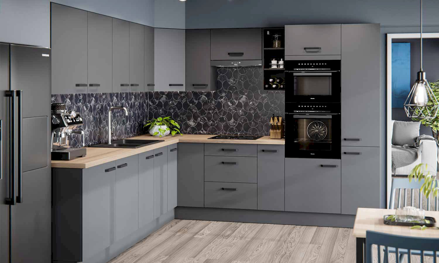 Szafka kuchenna Nessa ANT 89X89 DN 1F BB