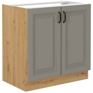 Szafka kuchenna Stilo 80 Zlew 2F BB CLAYGR/AR