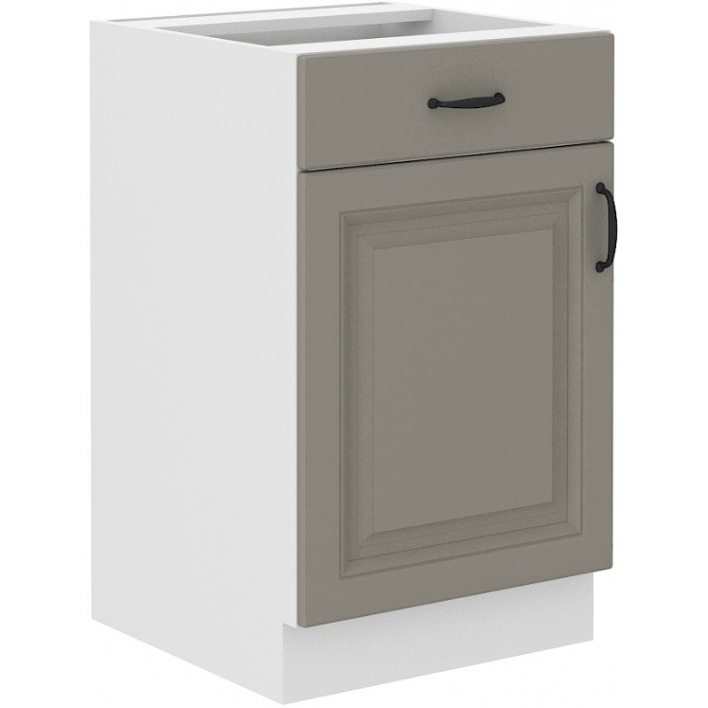 Szafka kuchenna Stilo 50 D 1F 1S BB CLAYGR/WH