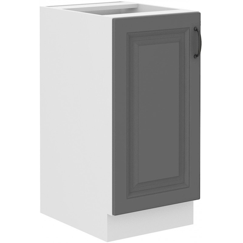 Szafka kuchenna Stilo 40 D 1F BB DUSTGR/WH