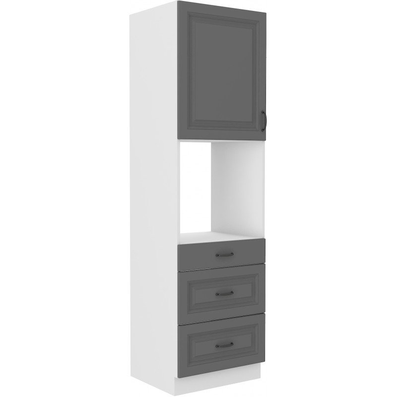 Szafka kuchenna Stilo 60 DPS-210 3S 1F DUSTGR/WH