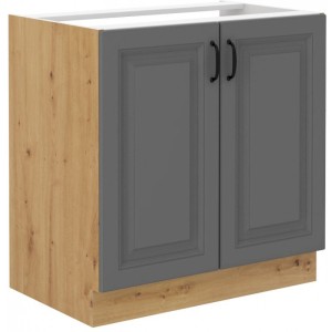 Szafka kuchenna Stilo 80 Zlew 2F BB DUSTGR/AR