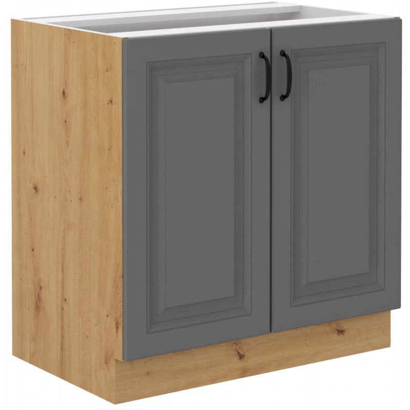 Szafka kuchenna Stilo 80 D 2F BB DUSTGR/AR