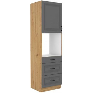 Szafka kuchenna Stilo 60 DPS-210 3S 1F DUSTGR/AR