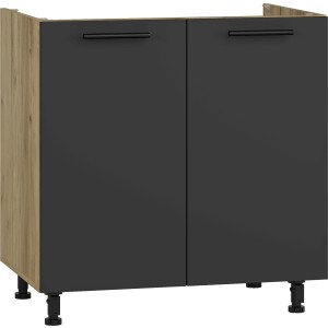 VENTO DK-80/82 szafka zlewozmywakowa front: antracyt