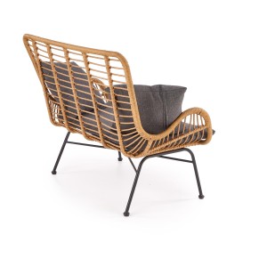 IKARO XL sofa naturalny-popiel