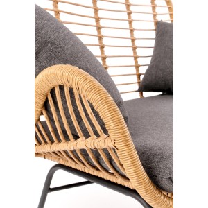 IKARO XL sofa naturalny-popiel