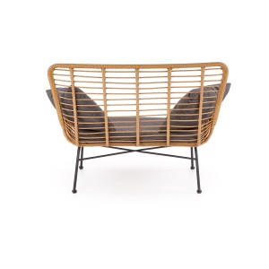 IKARO XL sofa naturalny-popiel