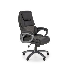 STEVEN fotel gabinetowy czarny / popielaty