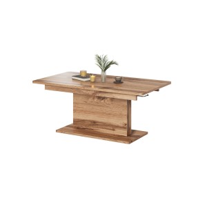 BUSETTI ława blat: dąb wotan, nogi: dąb wotan