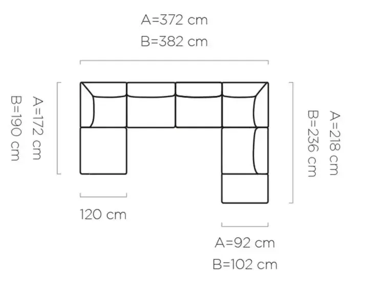 Narożnik Candelo 80 XL