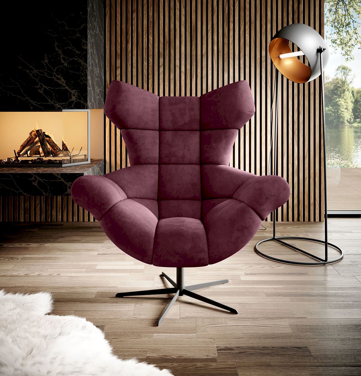 Fotel Skórzany Sensi