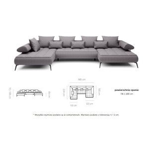 Skórzany Narożnik Seledo XL