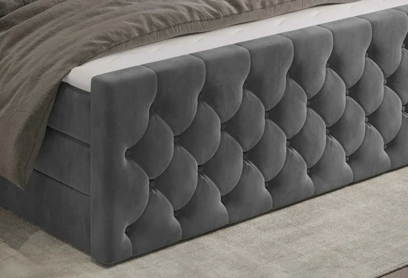 Łóżko Kontynentalne Charles 140x200