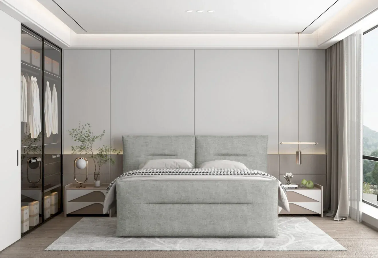 Łóżko Kontynentalne Elma 180x200