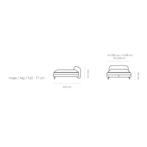 Łóżko Kontynentalne Ovo 140x200