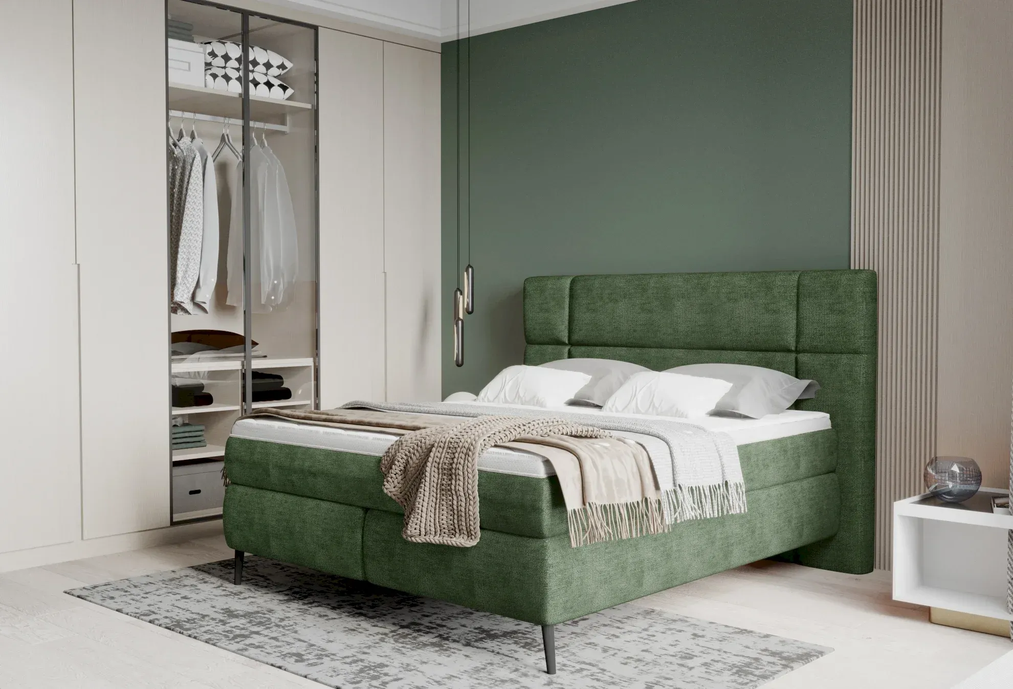 Łóżko Kontynentalne Lucio 140x200