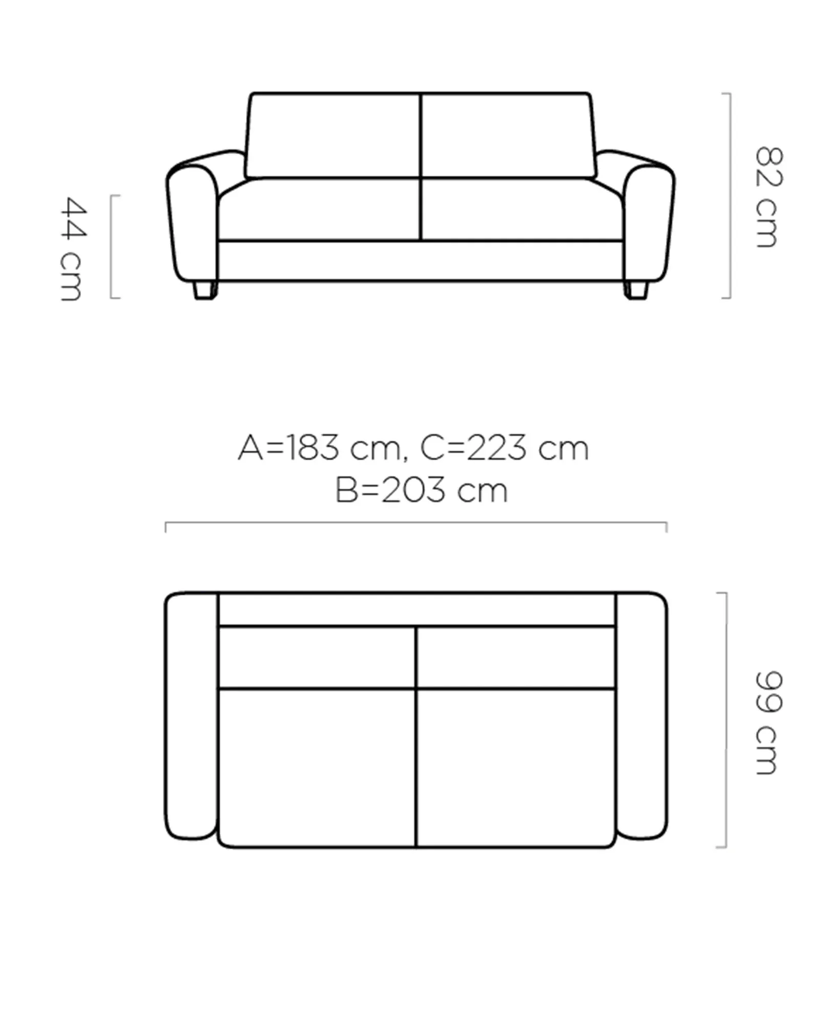 Sofa Capri S140