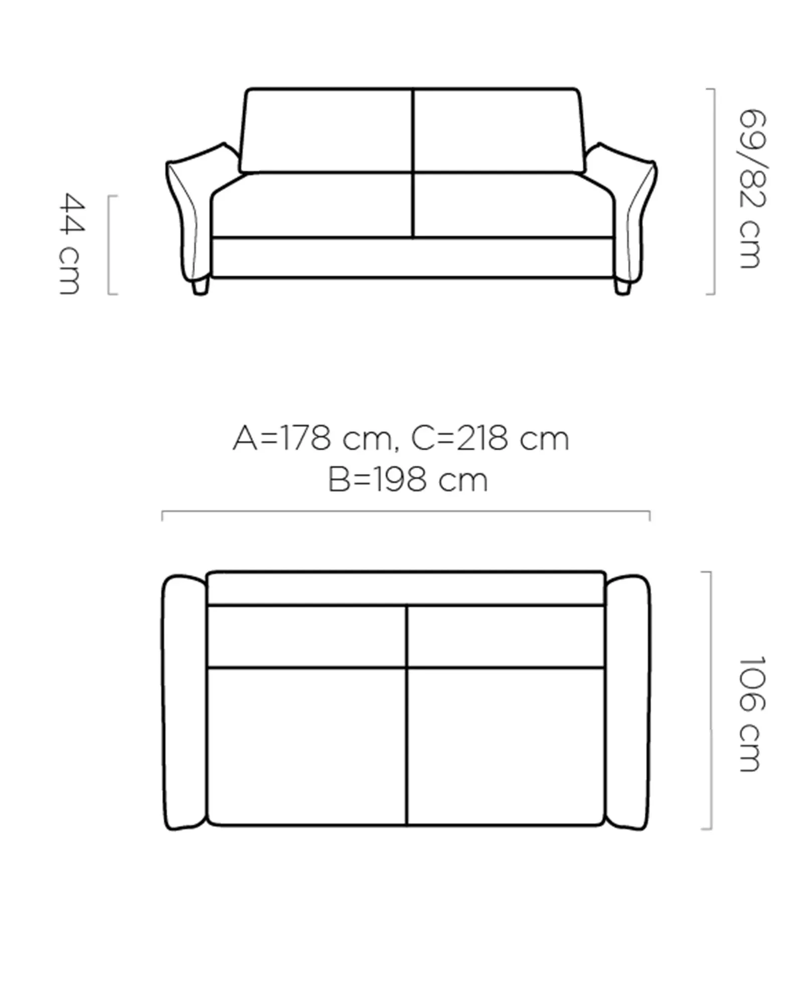 Sofa Canto S140