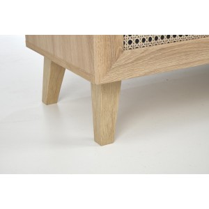 BORNEO KM-2 komoda dąb artisan/czarny