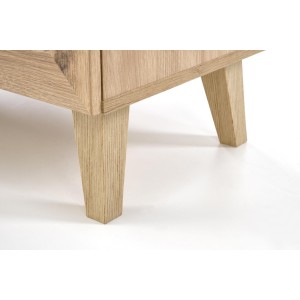 BORNEO KM-2 komoda dąb artisan/czarny