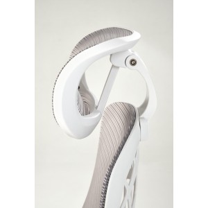 VESUVIO 2 fotel gabinetowy popielaty / biały