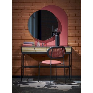 PATINA lustro ścienne, czarny