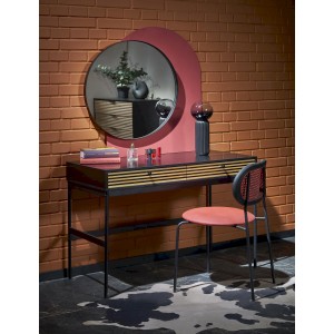 PATINA lustro ścienne, czarny