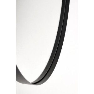 PATINA lustro ścienne, czarny