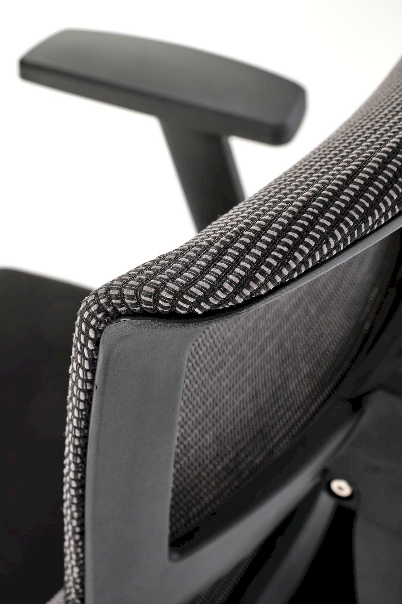 PABLO fotel gabinetowy popielaty / czarny