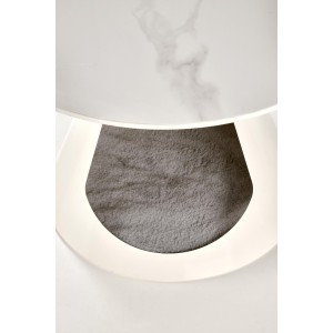 OSARIO zestaw 2 ław biały marmur / biały