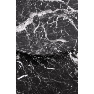 OREO zestaw dwóch ław czarny marmur / czarny