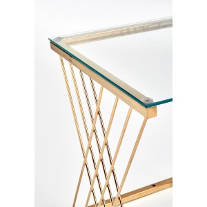 NANCY ława złoty / transparentny