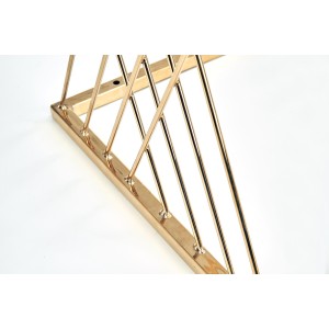 NANCY ława złoty / transparentny