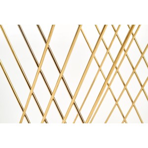 NANCY ława złoty / transparentny