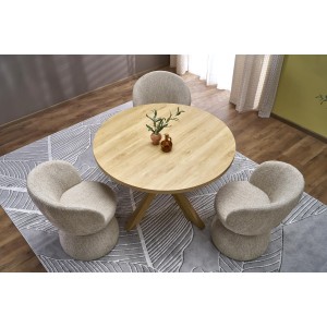 MORUS stół okrągły naturalny