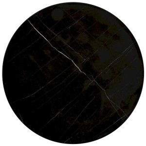 JULIETA zestaw 2 ław, czarny marmur / czarny