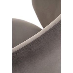 H121 hoker nogi - czarny, siedzisko - popielaty