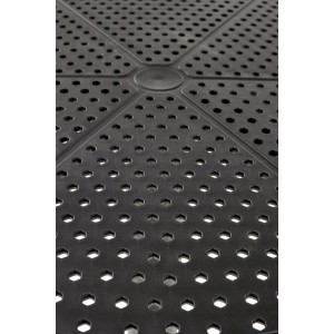 CALVO stół okrągły czarny