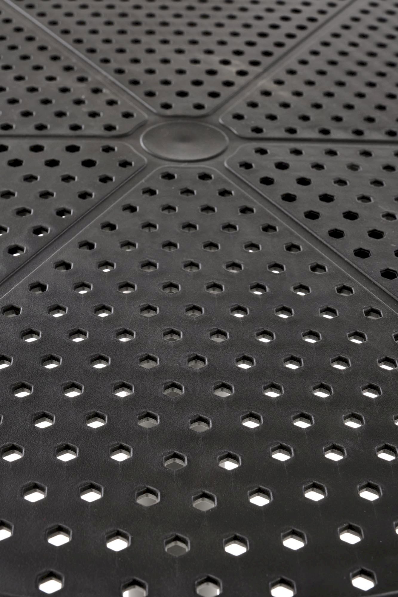 CALVO stół okrągły czarny