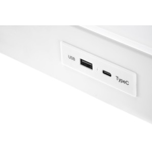 B52  biurko biurko z funkcją regulacji wysokości, biały