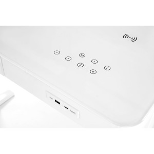 B52  biurko biurko z funkcją regulacji wysokości, biały