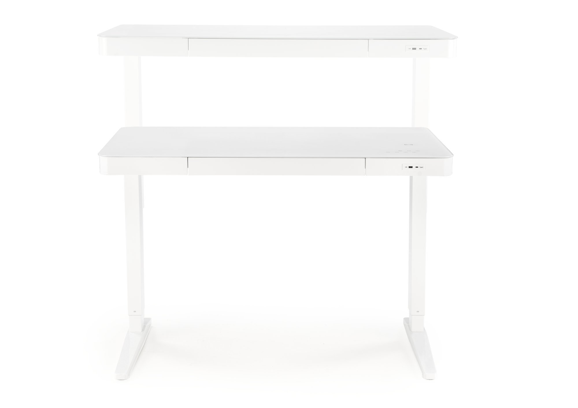 B52  biurko biurko z funkcją regulacji wysokości, biały