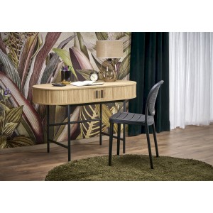 B51 biurko naturalny / czarny