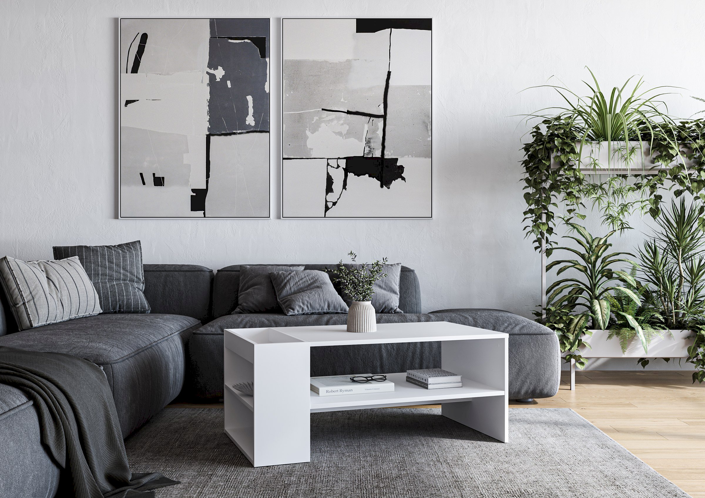 MURCIA ława, biały