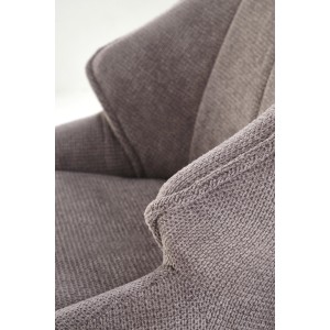 H122 hoker nogi - czarny, siedzisko - popielaty