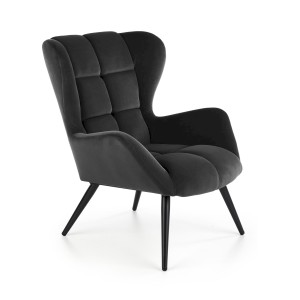 TYRION fotel wypoczynkowy czarny