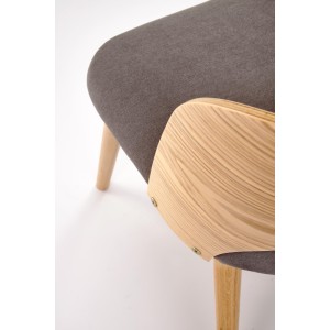 CADIZ krzesło dąb naturalny / popiel